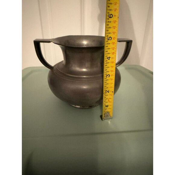 Vintage Pewter by Wilcox | Two Handles Canister Vase | P100 - Picture 6 of 8